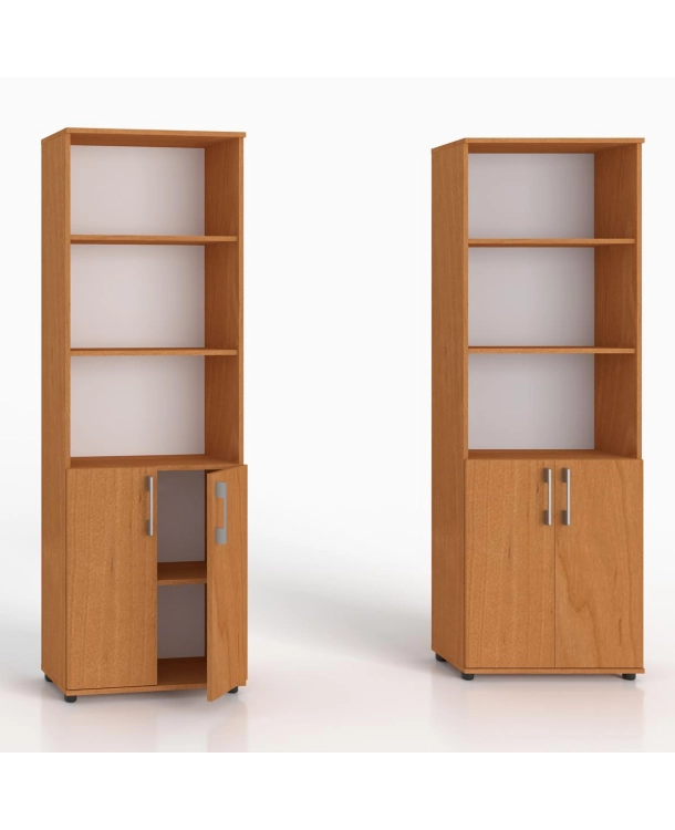 Regał biurowy na ksiażki i segragatory G 80 II 2D olcha